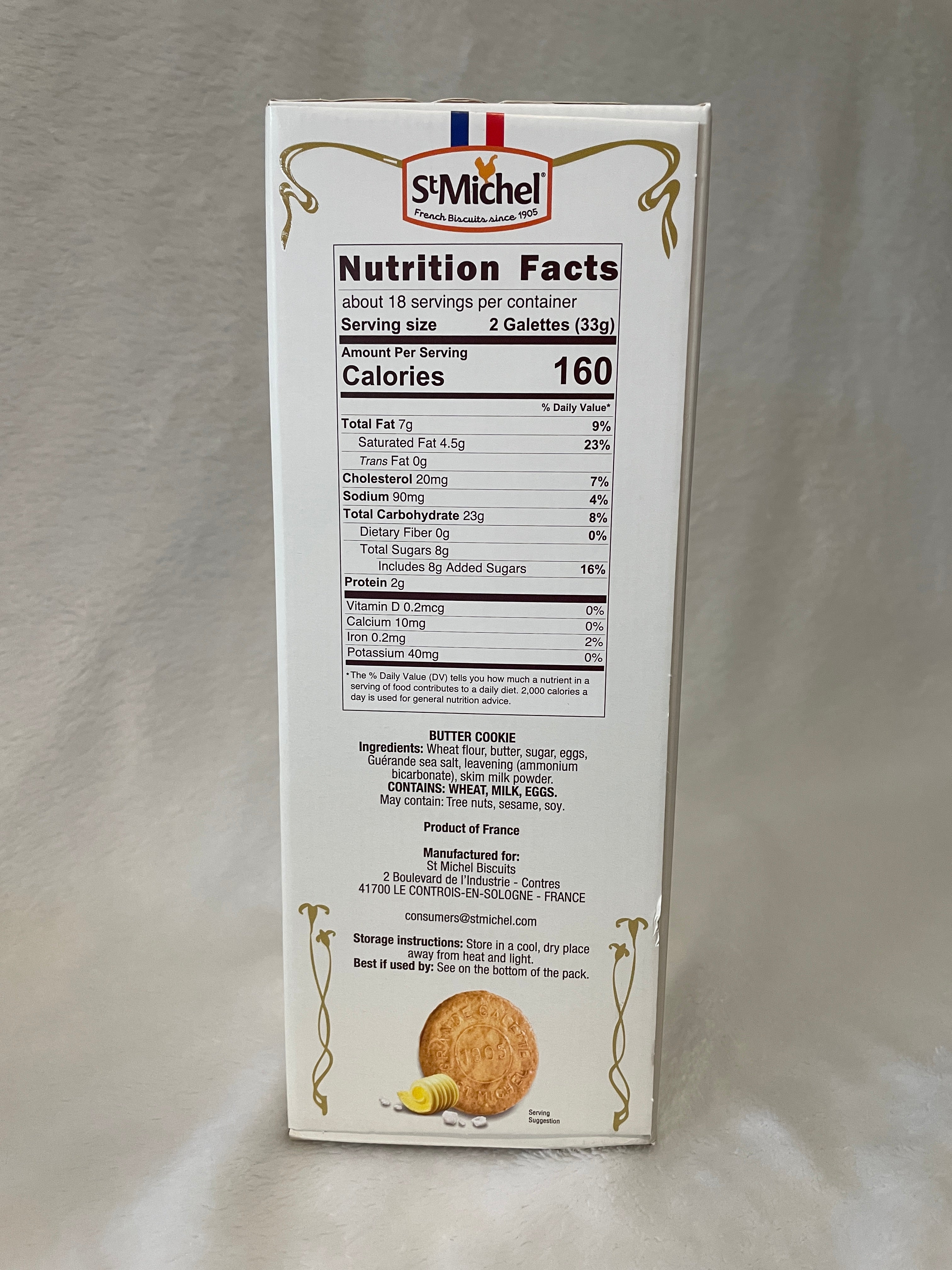 La Grande Galette French Butter Cookies with Sea Salt