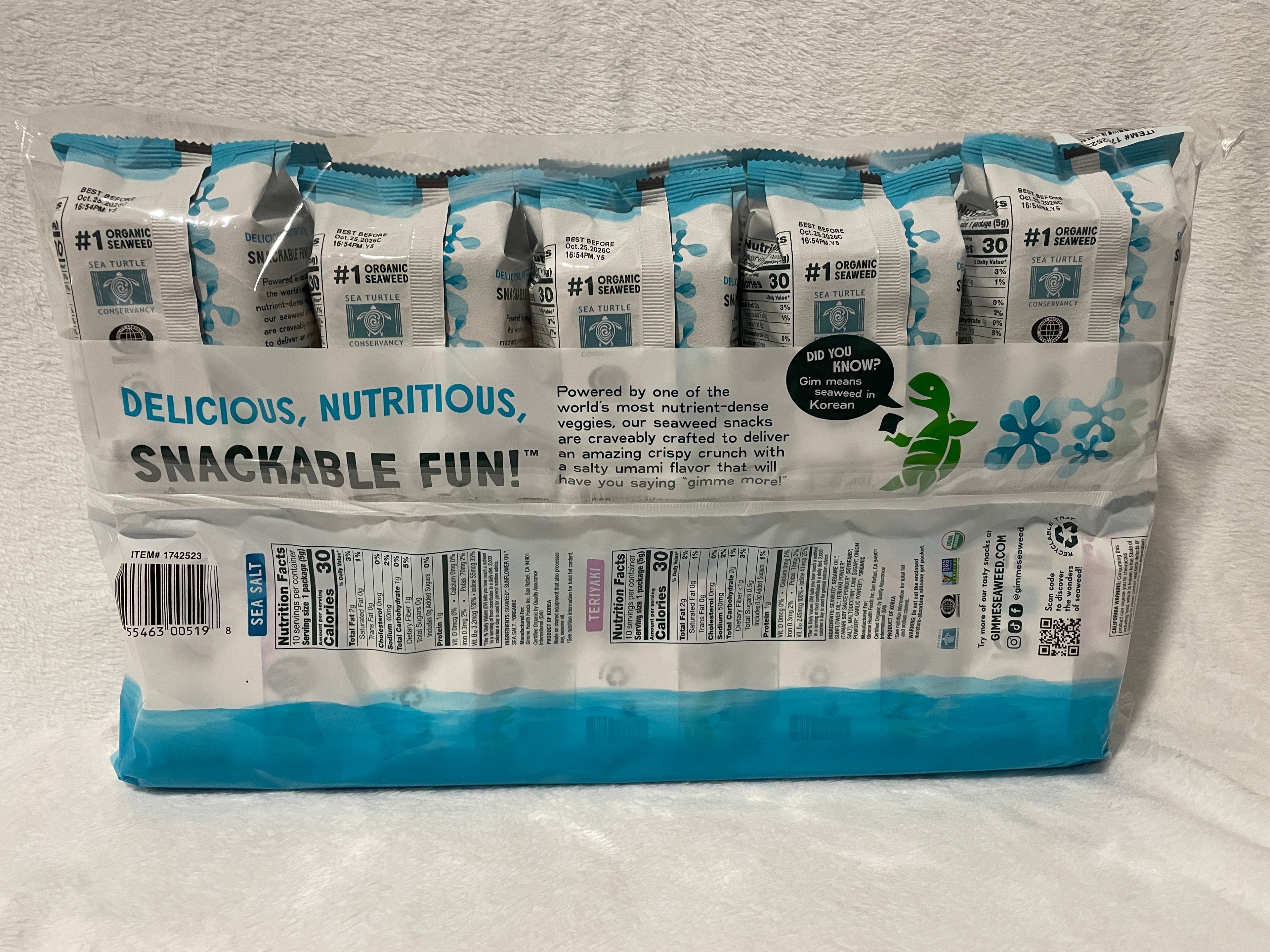 Roasted Seaweed Snacks