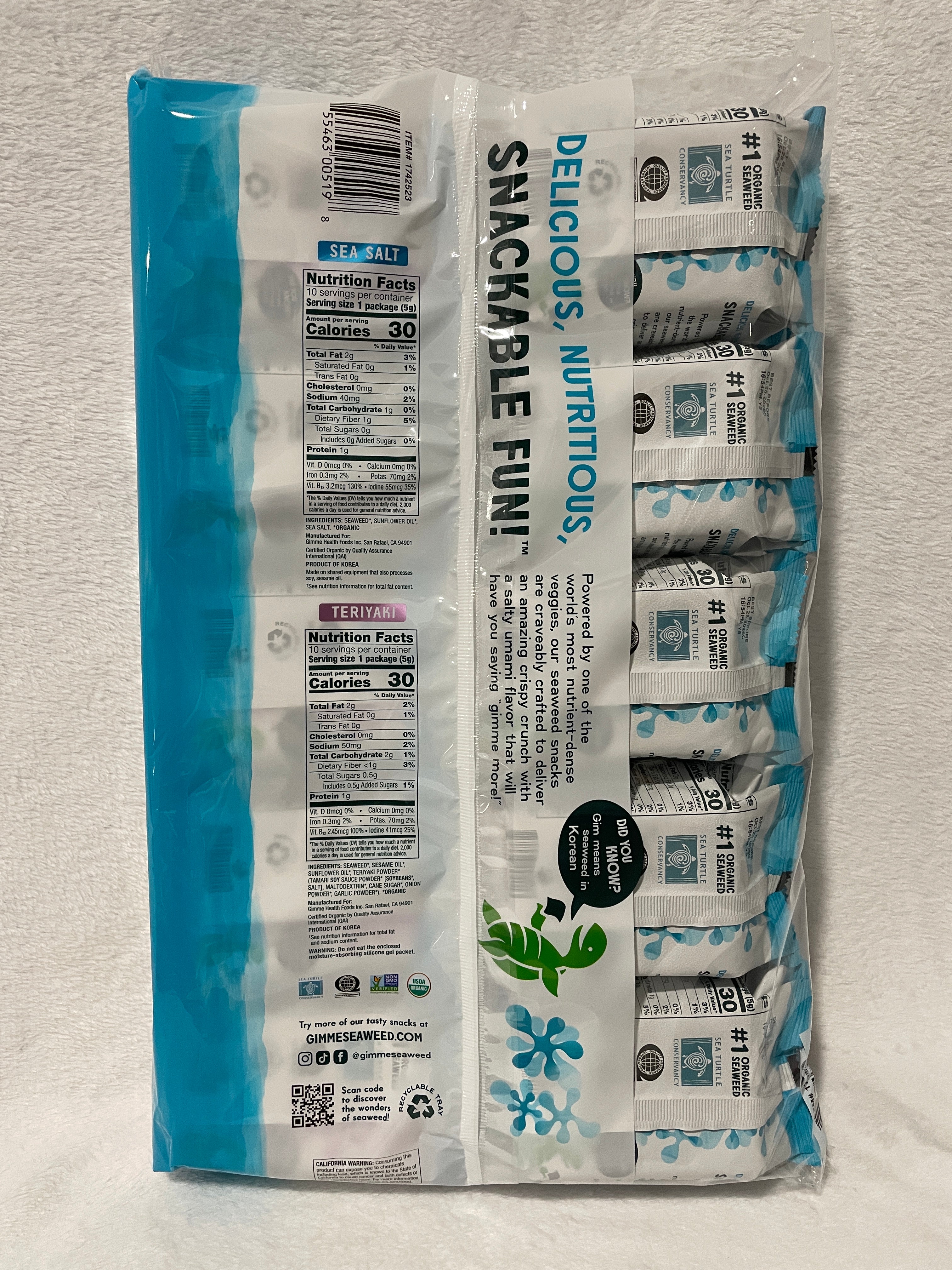 Roasted Seaweed Snacks
