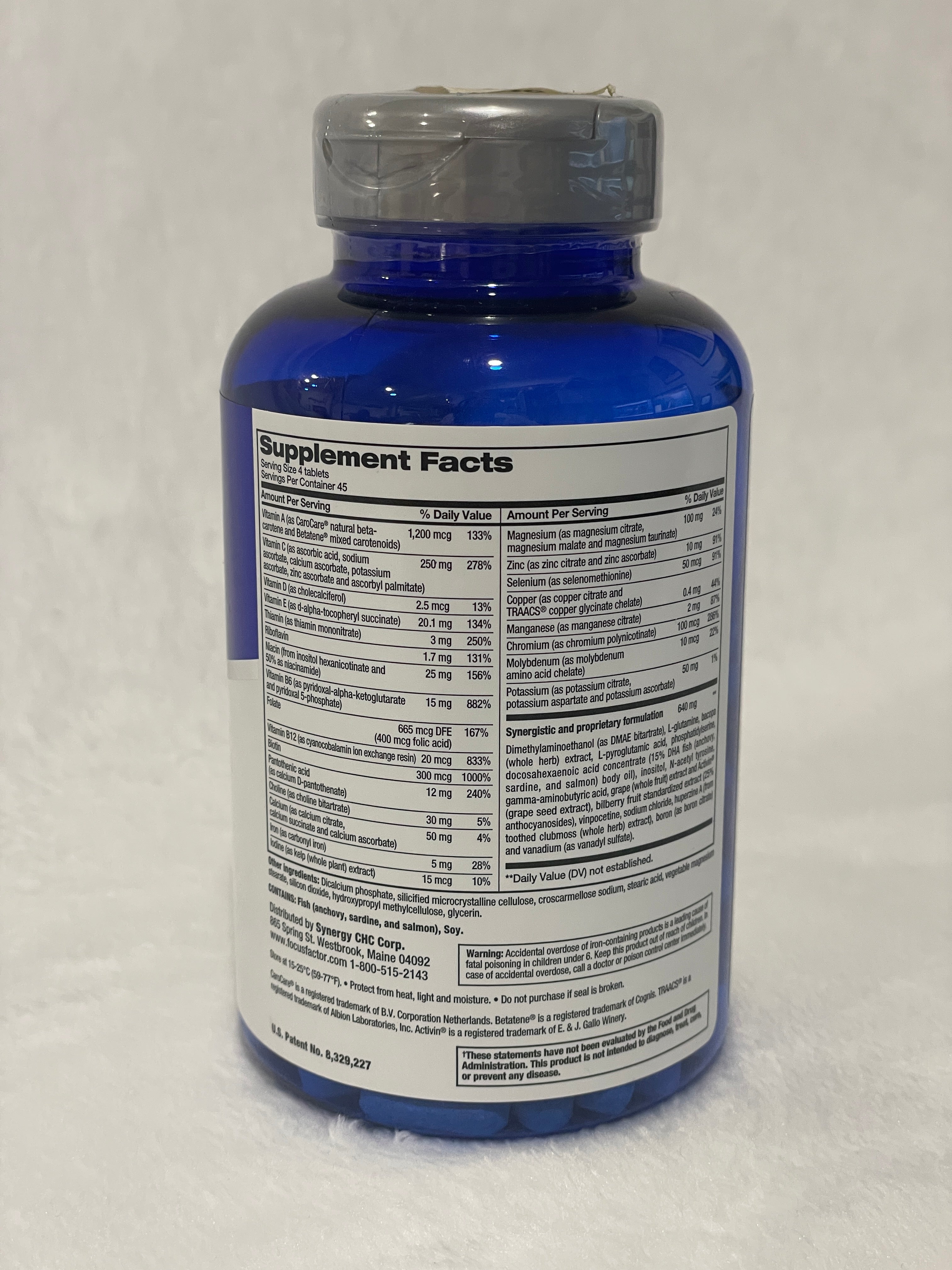 Focus Factor Brain Health Supplement 