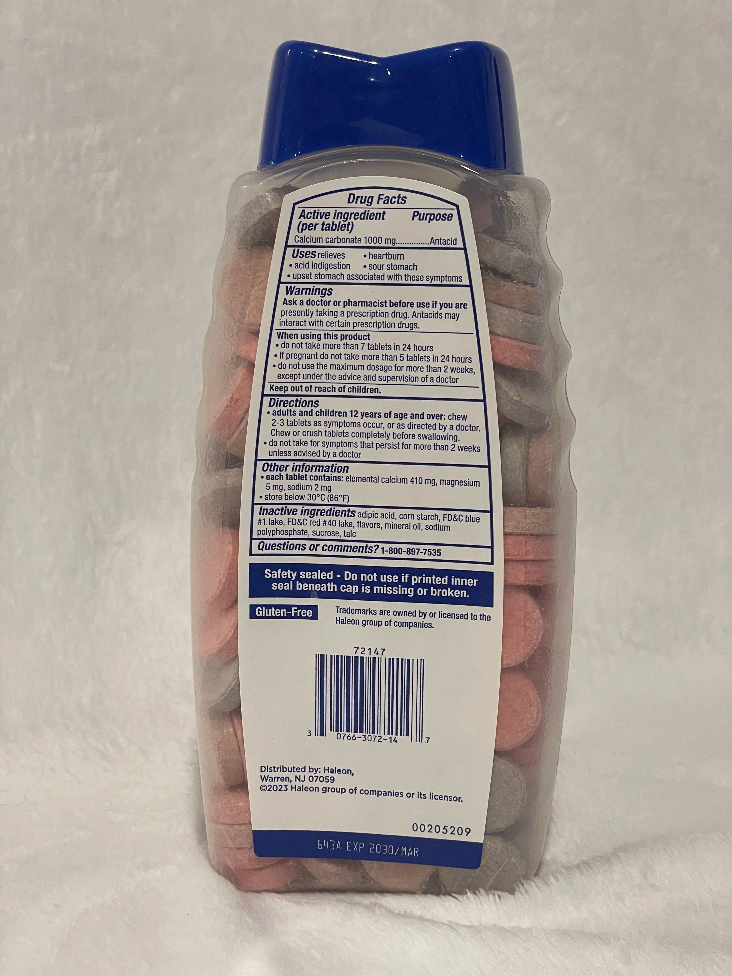 Tums Antacid Chewable Tablets